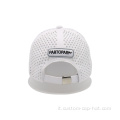 Nuovo design a 6 pannelli cappello da camionista bianco